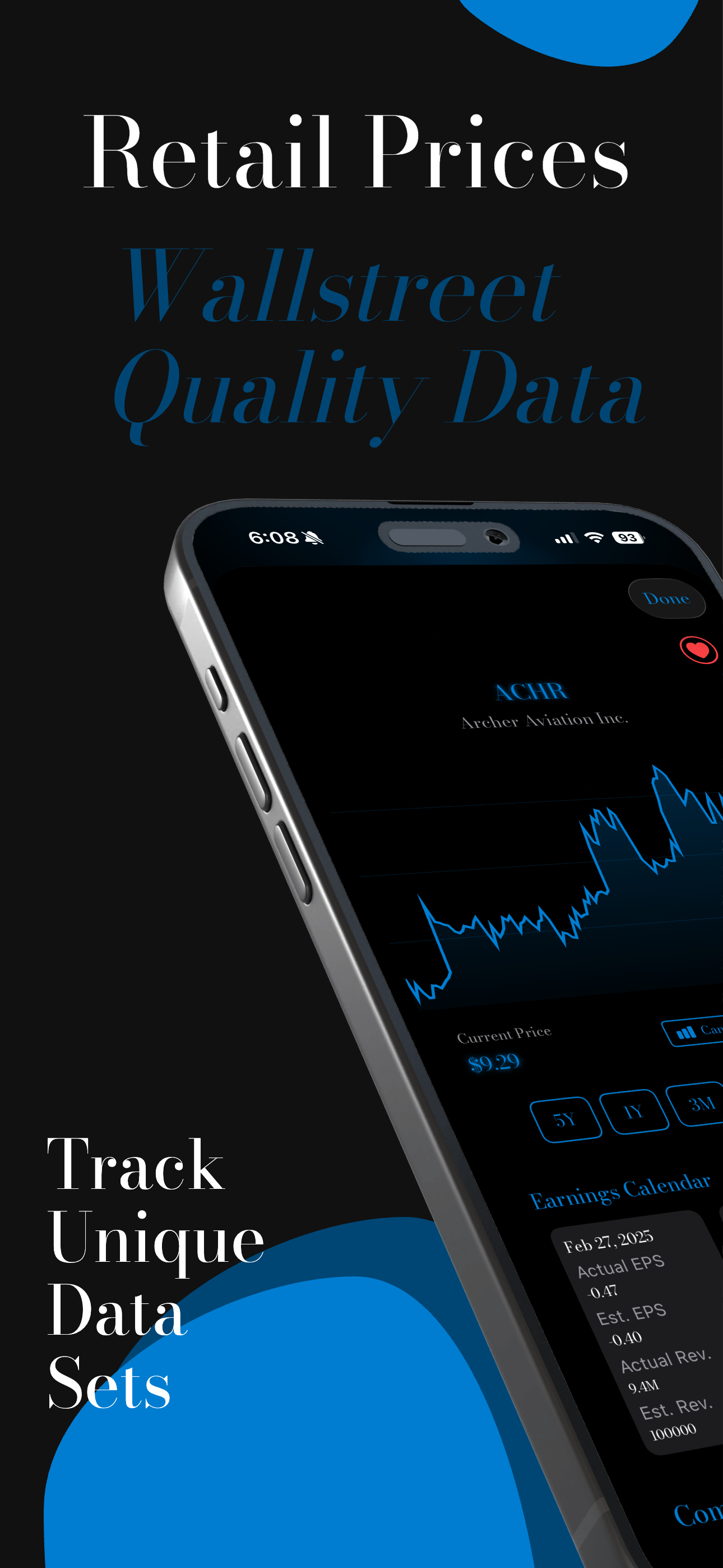 High-performance charts
